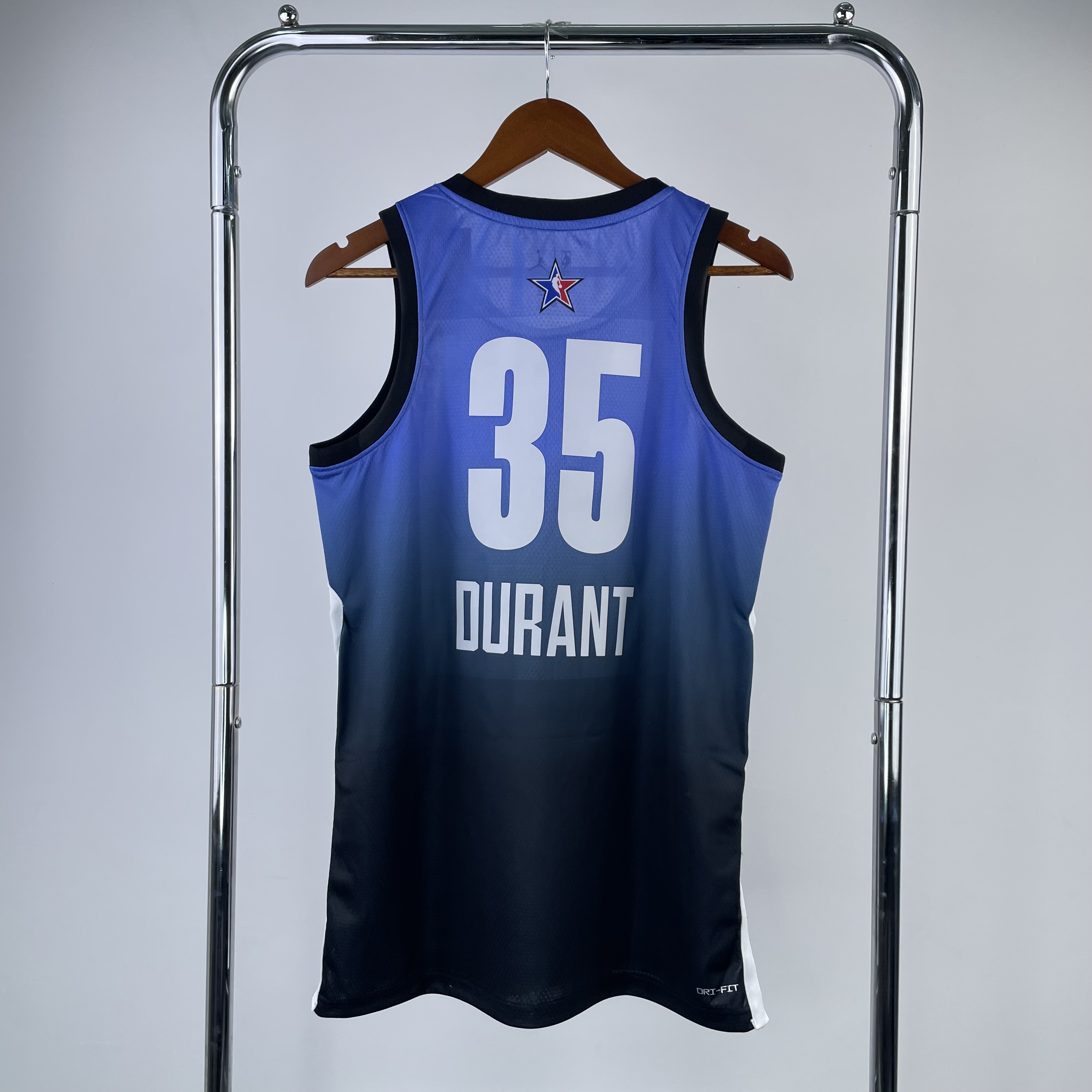 Men Phoenix Suns #35 Durant Blue All Star Jordan style Seasons 2023 NBA Jersey